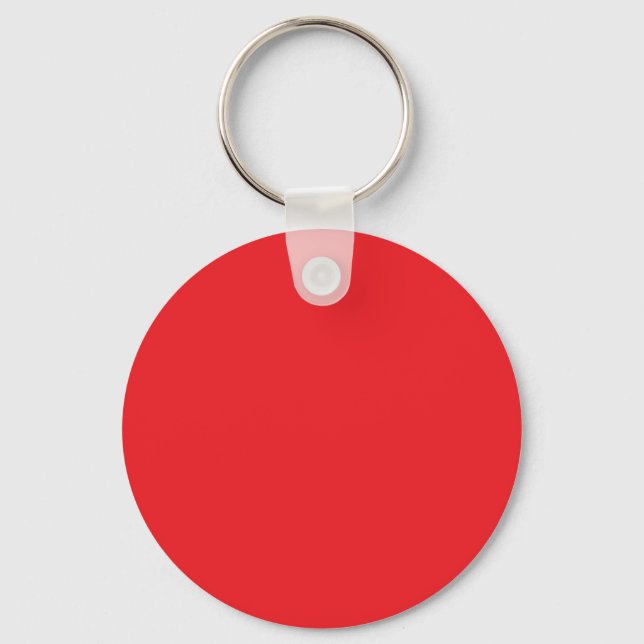 Chaveiro Vermelho, vermelho brilhante, cor sólida (Frente)