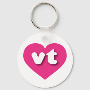 Chaveiro Vermont Hot Pink Heart - Amor