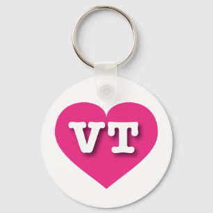 Chaveiro Vermont Hot Pink Heart - Big Love