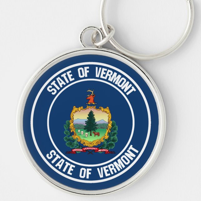 Chaveiro Vermont Round Emblem (Frente)