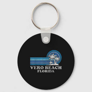 Chaveiro Vero Beach Flórida Família Férias de Verão Vintage
