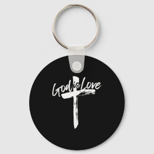 Chaveiro Versículo Bíblico João 4_8 Deus é Amor Fé Cristã