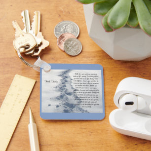 Chaveiro Versos Inspiracionais de Rastreamento Fresco