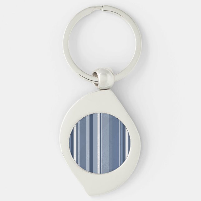 Chaveiro Vertical Blue Stripes (Frente)