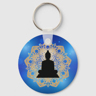 Chaveiro Vesak Day Buddha e Mandala Vaisakha Purnima