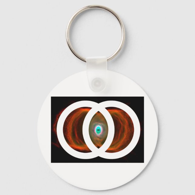 Chaveiro Vesica Piscis Hourglass Nebula (Frente)