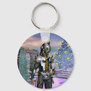 CHAVEIRO VÉSPERA DE UM CIBORG DE NOVO ANO