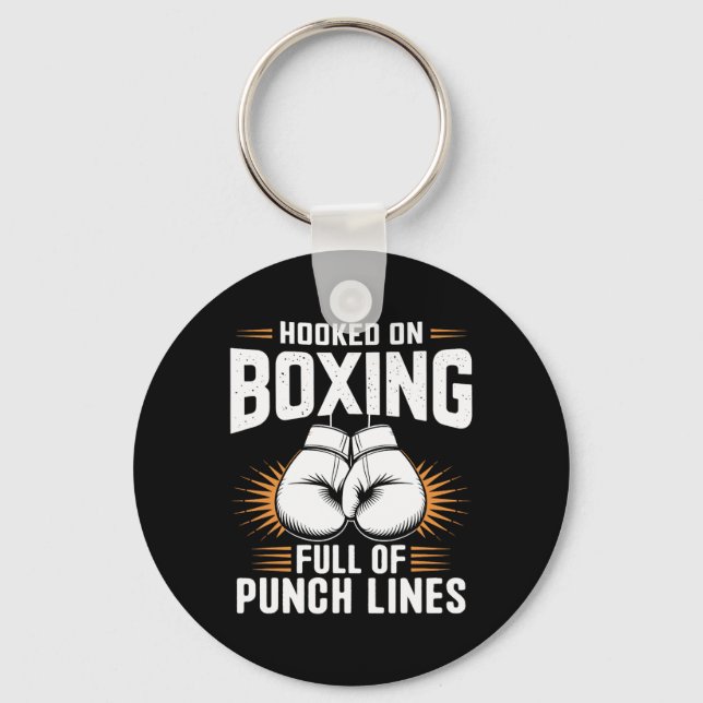 Chaveiro Vestido No Cheio De Boxing Lines Dos Esportes De B (Frente)