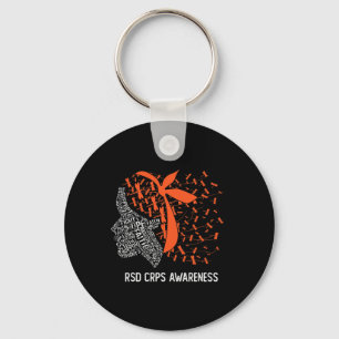 Chaveiro Vestimos Laranja Para Sensibilização RSD CRPS 2