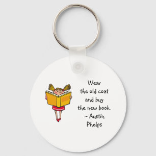 Chaveiro Vestir a citação de Leitura de Nova Rapariga de Le