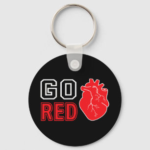 Chaveiro Vestir Dia Vermelho Ir Sensibilização para a Doenç