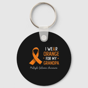 Chaveiro Vestir Laranja Para O Meu Avô Com Esclerose Múltip