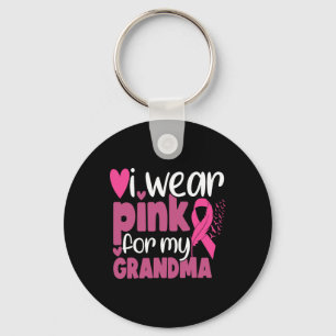 Chaveiro Vestir Rosa Para O Meu Suporte Da Avó Cancer De Ma