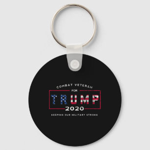 Chaveiro Veterano Para Trump 2020&#; - Mantenha Nossa Força
