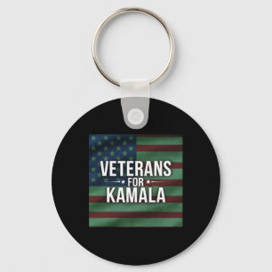 Chaveiro Veteranos Votando Para Kamala Harris 2024