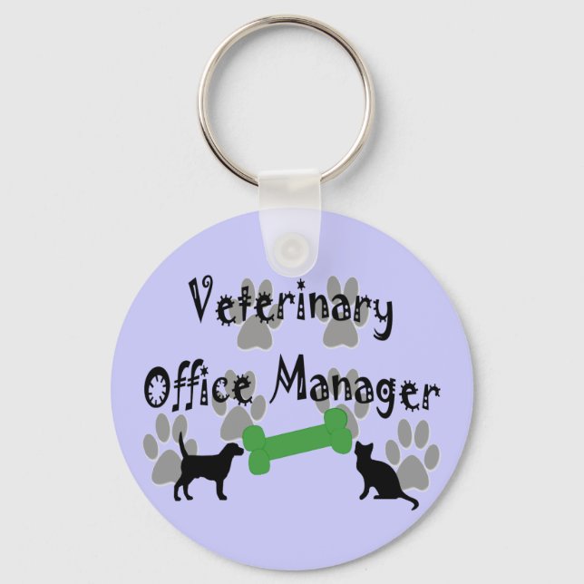 Chaveiro Veterinário Office Manager (Frente)