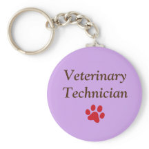 Veterinário Técnico/Red Paw Print/Purple