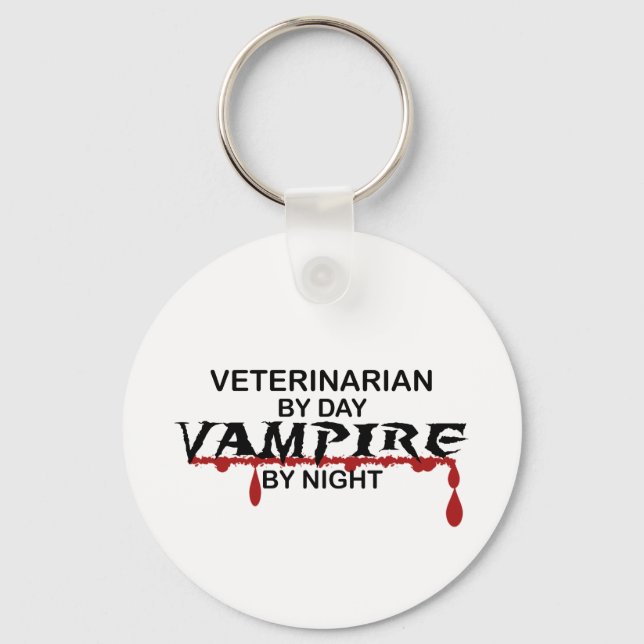 Chaveiro Veterinário Vampire por Night (Frente)