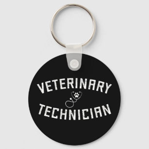 Chaveiro Veterinary Technician Vet Tech Paw Stethoscope