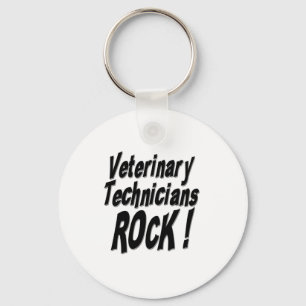 Chaveiro Veterinary Technicians Rock! Keychain