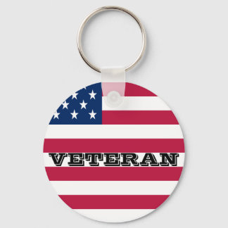 Chaveiro Véteros Patrióticos Veteranos dos EUA