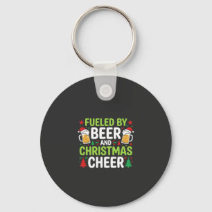 Chaveiro Vetor de Bebida de Natal de Cerveja Alegria de Nat