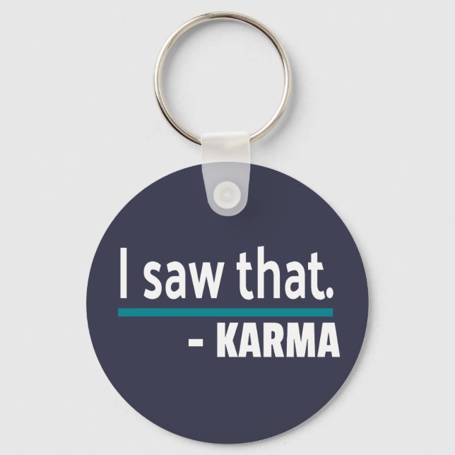 Chaveiro Vi a Karma Funny (Frente)