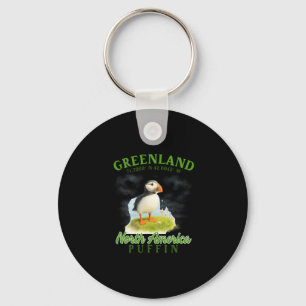 Chaveiro Viagem à Groenlândia Souvenir Puffin Ave Ártica Ve