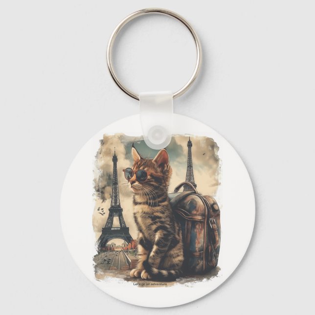 Chaveiro Viagem Buddy Cat (Frente)