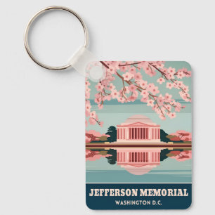 Chaveiro Viagem Clássica Memorial Jefferson Washington DC