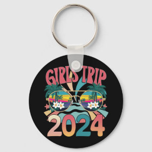 Chaveiro Viagem das Garotas Groovy 2024 Fim de Semana Verão
