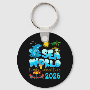 Chaveiro Viagem de Aventura em Família para o Sea World das