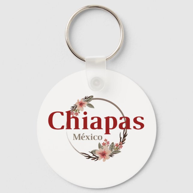 Chaveiro Viagem de destino Chiapas México Bridesmaid (Frente)