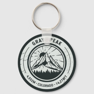 Chaveiro Viagem de Esqui de Pico de Grays Colorado