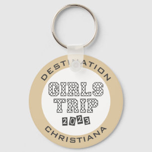 Chaveiro Viagem de Meninas 2023 Fim de Semana Personalizado