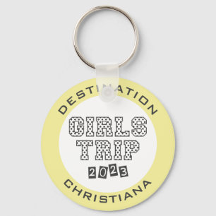 Chaveiro Viagem de Meninas 2023 Fim de Semana Personalizado