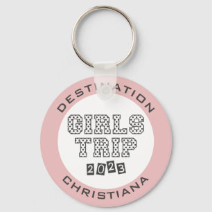 Chaveiro Viagem de Meninas 2023 Fim de Semana Personalizado