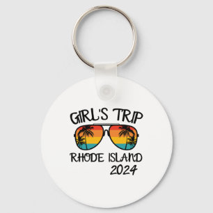 Chaveiro Viagem de Meninas Férias de Verão em Rhode Island