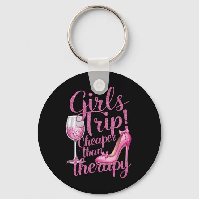 Chaveiro Viagem de Meninas Mais Barata Que Terapia Fim de S (Frente)