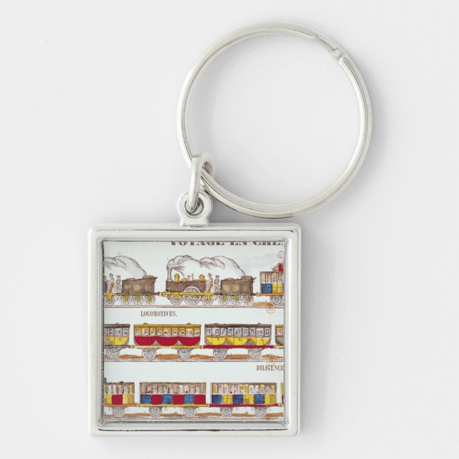 Chaveiro Viagem do trilho em 1845 (Frente)