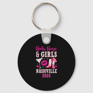 Chaveiro Viagem engraçada de meninas de Nashville 2026 Féri