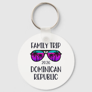 Chaveiro Viagem Familiar à República Dominicana em 2026 Cor