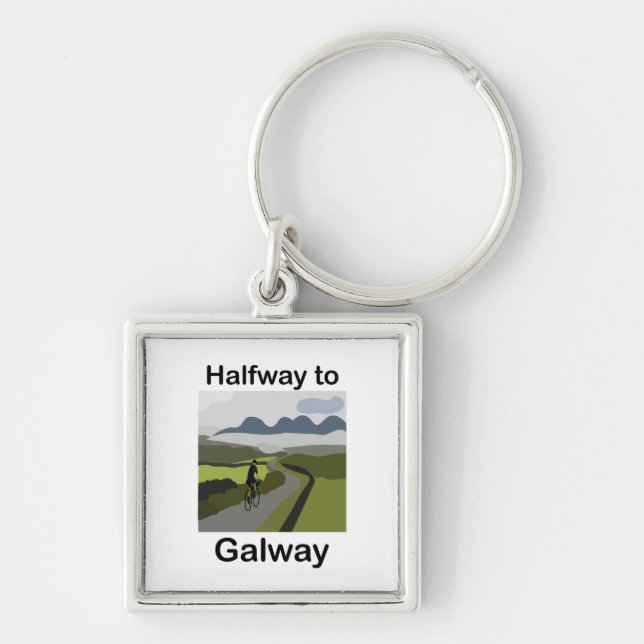 Chaveiro Viagem pela Estrada até Galway (Frente)