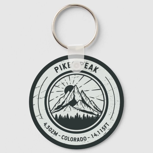 Chaveiro Viagem Pikes Pikes Colorado Picking Skiking (Frente)