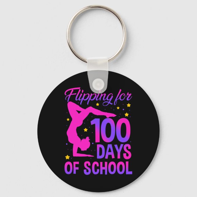 Chaveiro Viagem Por 100 Dias De Ginástica Escolar (Frente)