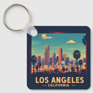 Chaveiro Viagem Retro Los Angeles Califórnia