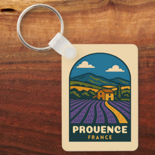 Chaveiro Viagem Retro Vintage Provença França Paisagem