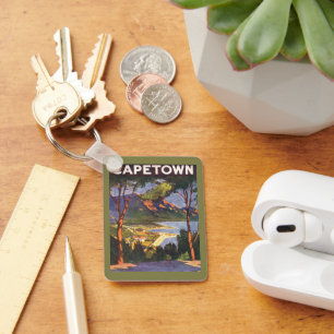 Chaveiro viagens vintage, Cidade do Cabo, uma Cidade na Áf