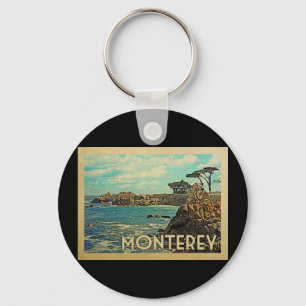 Chaveiro Viagens vintage de Monterey Califórnia