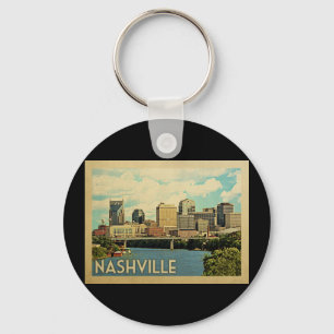 Chaveiro Viagens vintage do Tennessee Nashville